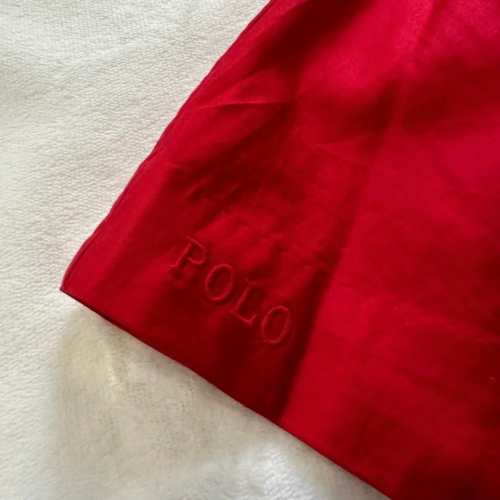 Polo by Ralph Lauren Red Sleeveless Fit-and-Flare Dress
